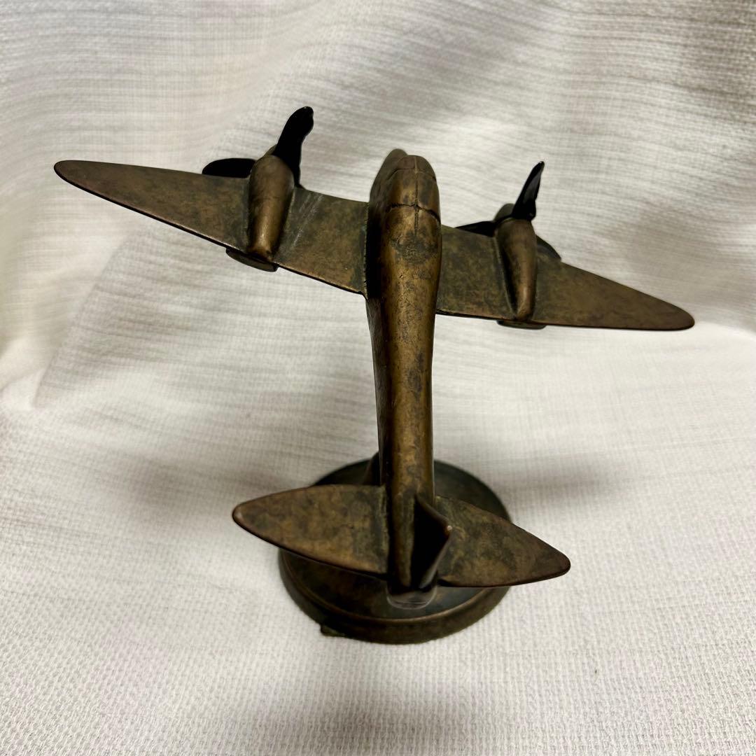 ヴィンテージオブジェ　真鍮製イギリス戦闘機ボーファイター