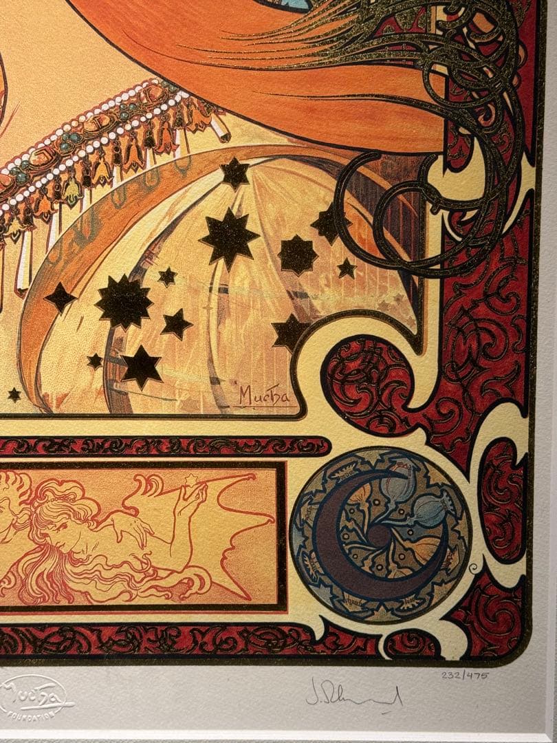Alphonse Mucha 『黄道十二宮』　証明書
