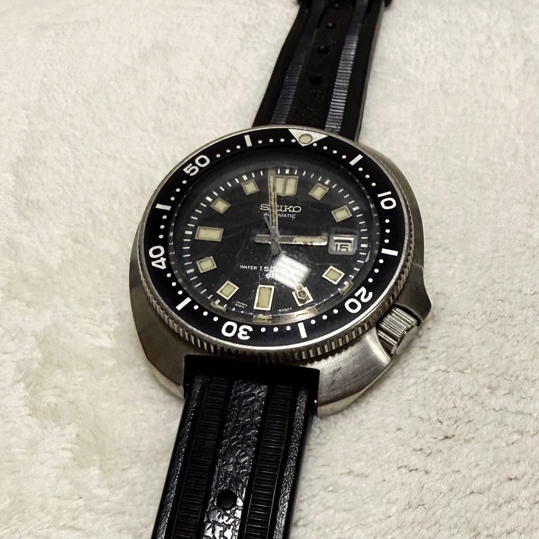 【希少・名機】SEIKO セイコー 6105-8110 セカンドダイバー 後期型