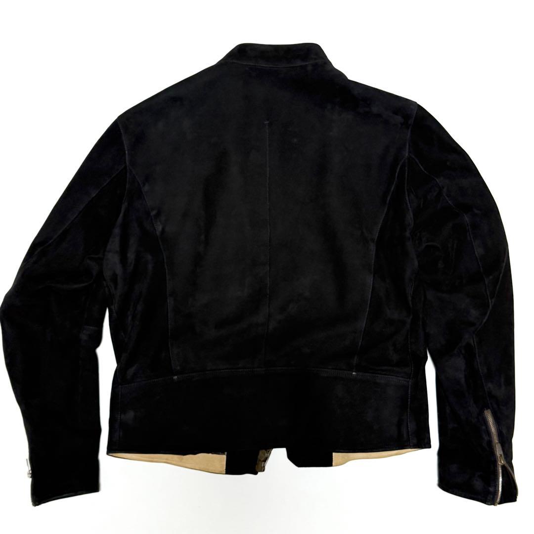 LEON掲載　AJMONE レザージャケット　ラムスエード　50 アイモネ