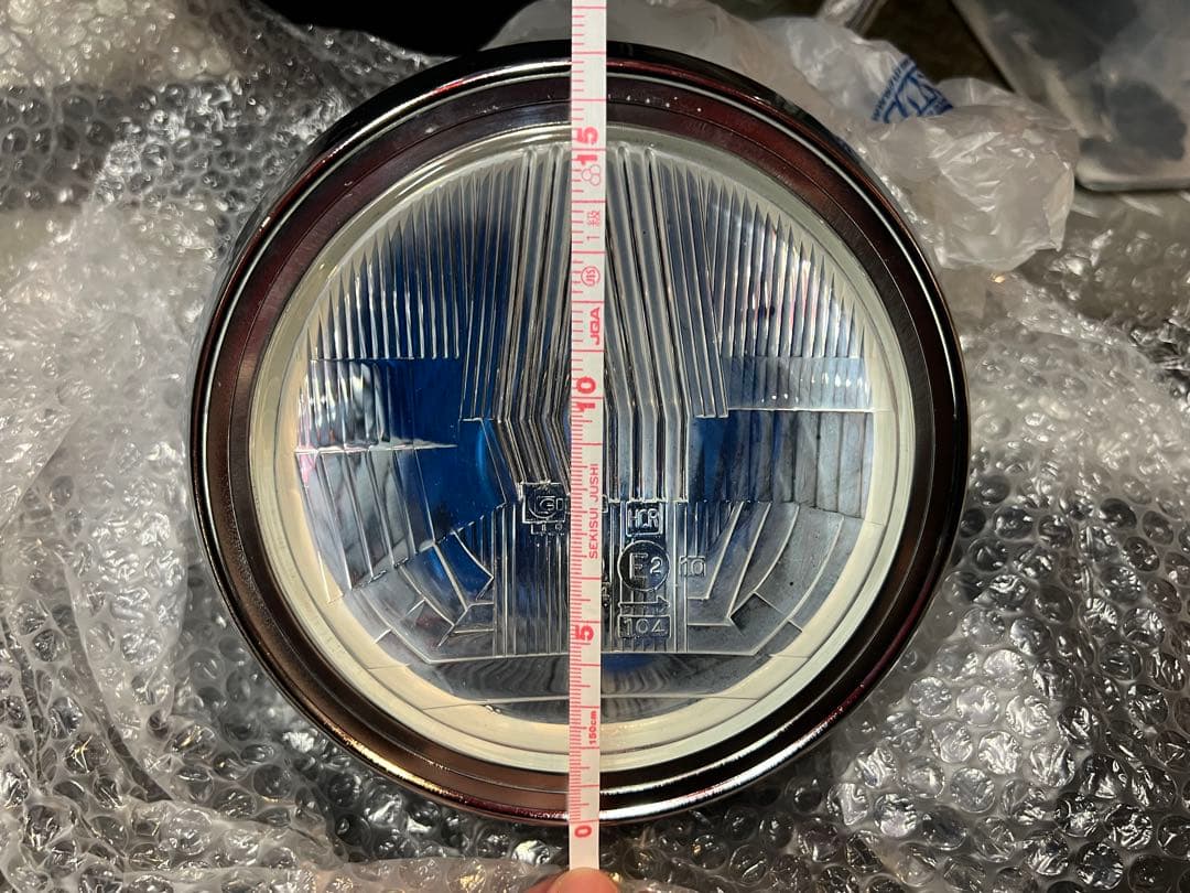 シビエ凹みヘッドライト CIBIE ヨンフォア サンゴーフォア 旧車バイク