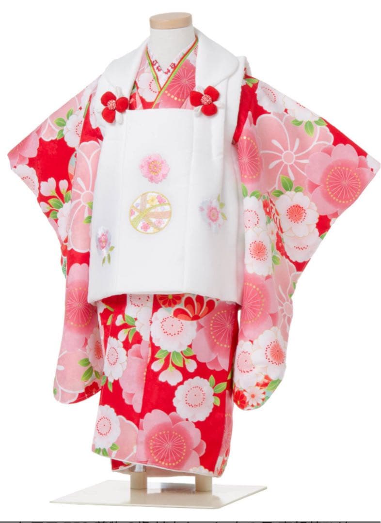 七五三 ３歳　女の子　着物セット きょうと花ひめ