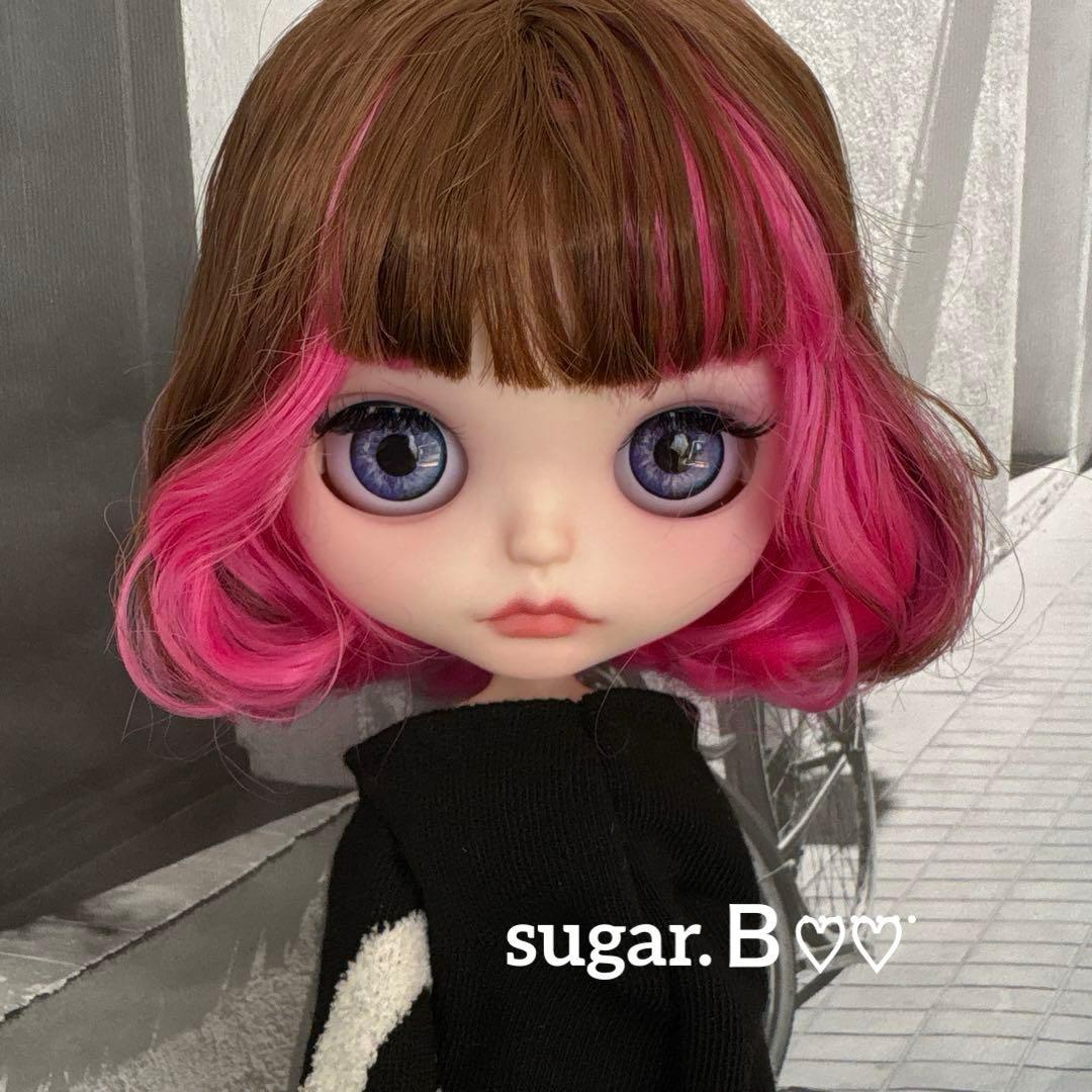 アイシードールカスタム♡⃜ピンク×ブラウン♪
