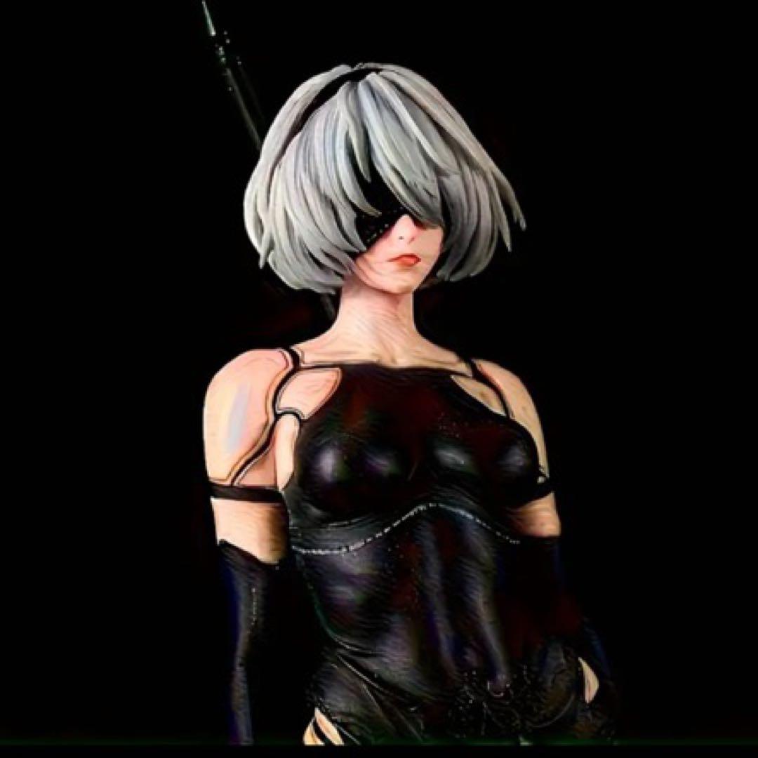 ニーアオートマタ・ヨルハＮo ２　TYPE Ａ・48㎝　３ヘッド　・処分特価‼︎