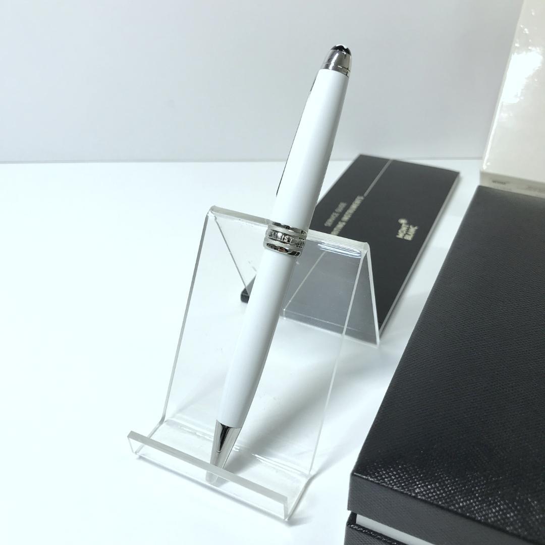 【ほぼ未使用】MONTBLANC マイスターシュテュック ホワイトソリテール