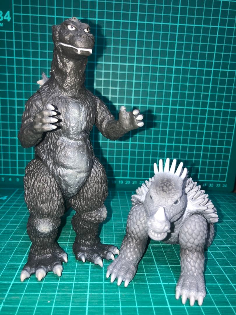 ゴジラ 1955ゴジラの逆襲★2体セット★ゴジラ50周年メモリアルボックス版