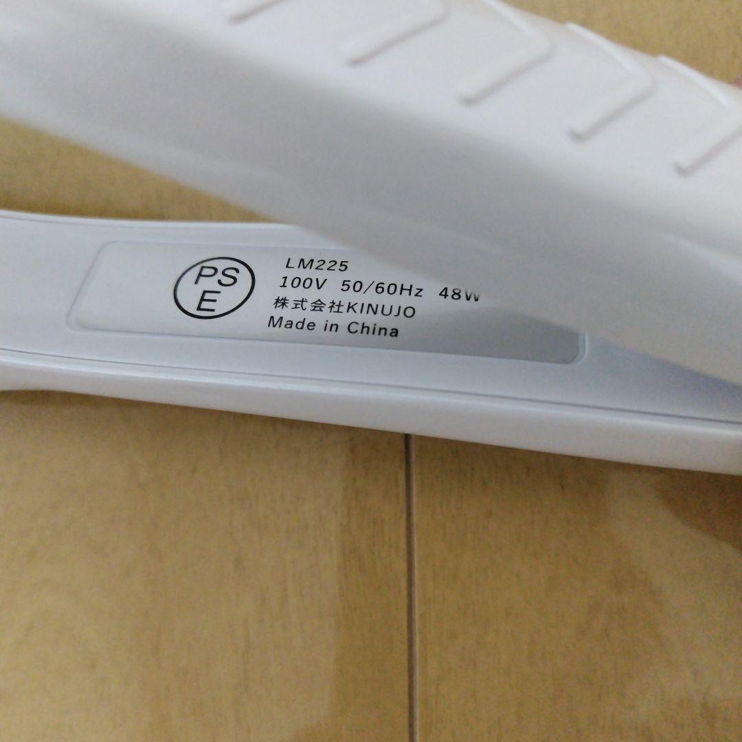 【1回のみ使用】KINUJO　絹女　キヌージョ　ストレートアイロン　LM225