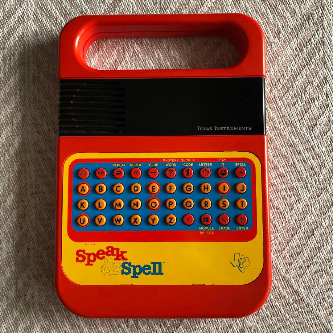 Speak & Spell スピークアンドスペル 1978 初期版