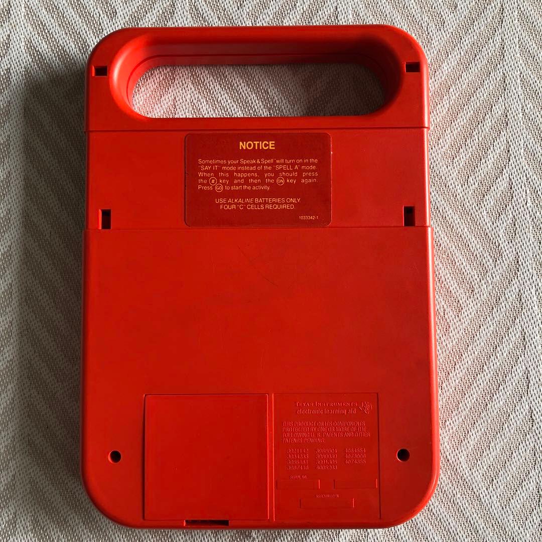 Speak & Spell スピークアンドスペル 1978 初期版