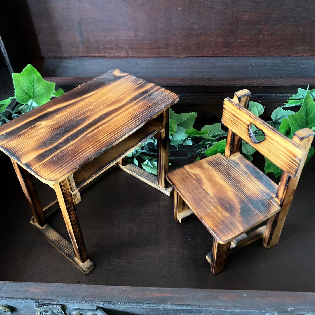 【ちびまま】かえるのピクルス ブランコ2点&木製 椅子&机