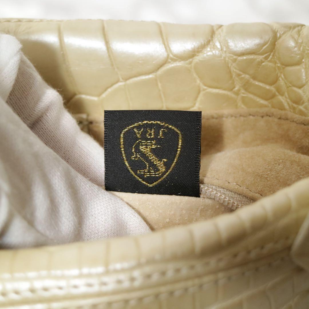 〈極美品〉Crystal Reptiles クロコダイル ショルダー JRA