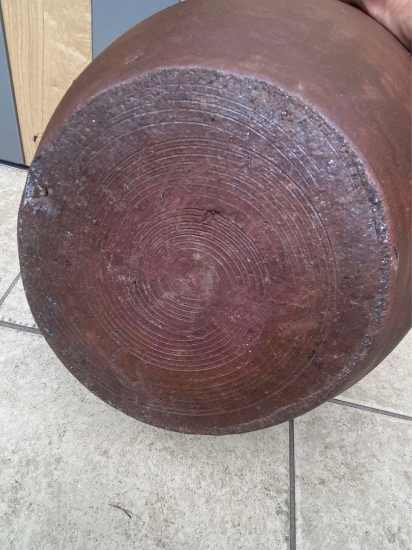 常滑燒備前焼三耳壺花瓶花器壺骨董