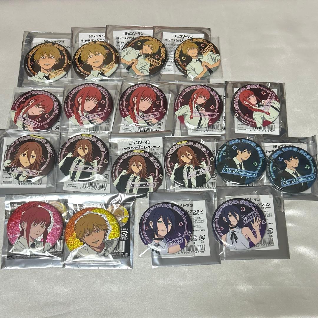 チェンソーマン 劇場版 レゼ編 キャラバッジコレクション 缶バッジ ネオン