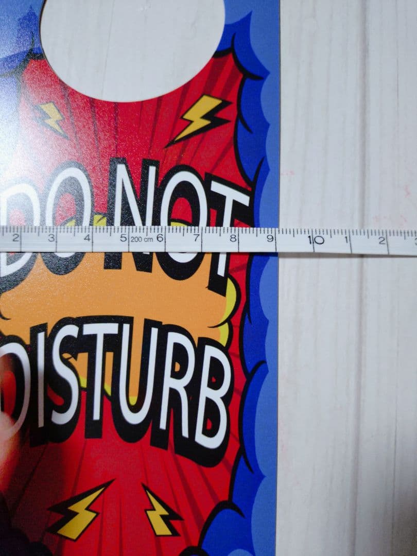 ドアハンガー 2枚 ドアノブプレート 裏表 リバーシブル ノックしてください