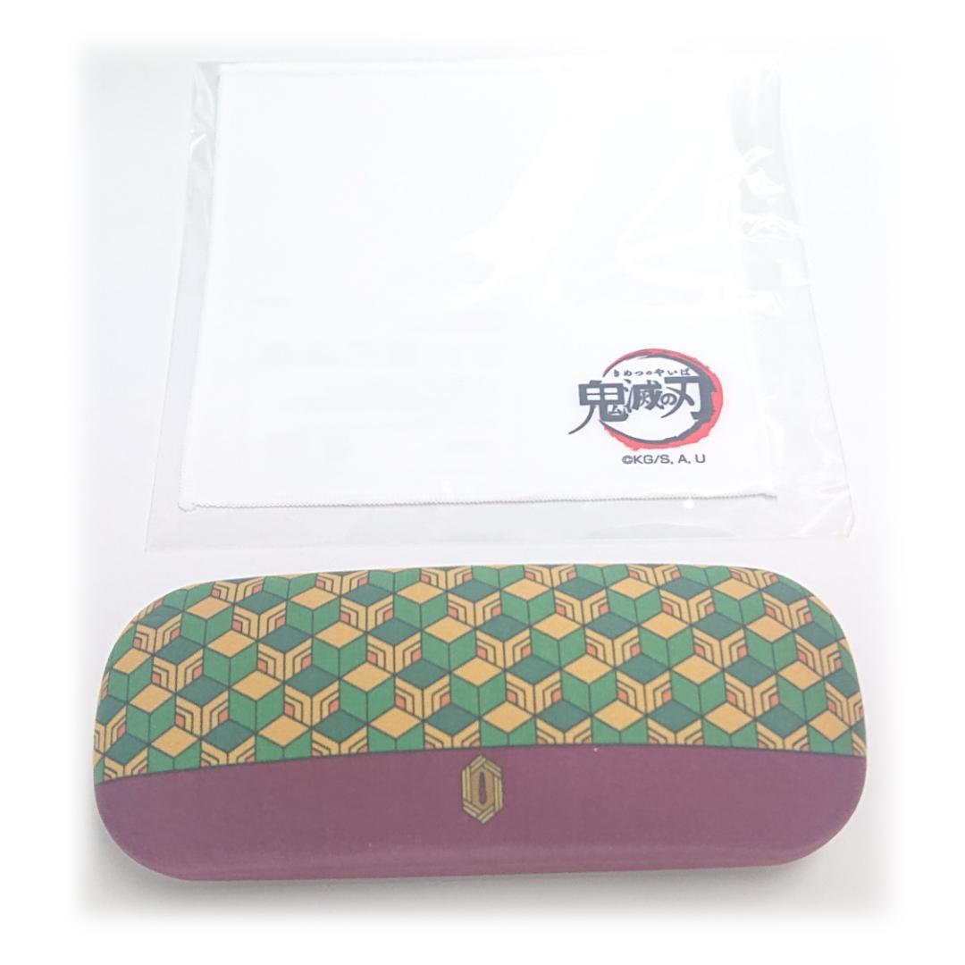 鬼滅の刃 冨岡義勇 メガネ サングラス PCメガネ 折りたたみケース 巾着