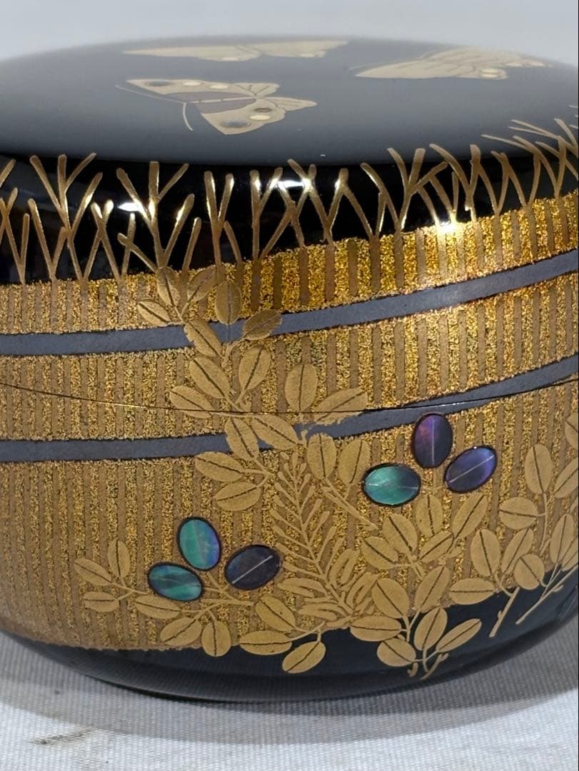 人間国宝　一后一兆作　野々宮 棗　美品　共箱　茶道具　送料込