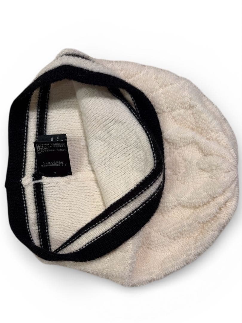 CHANEL キルティング ニット帽 国内正規品 銀座店購入