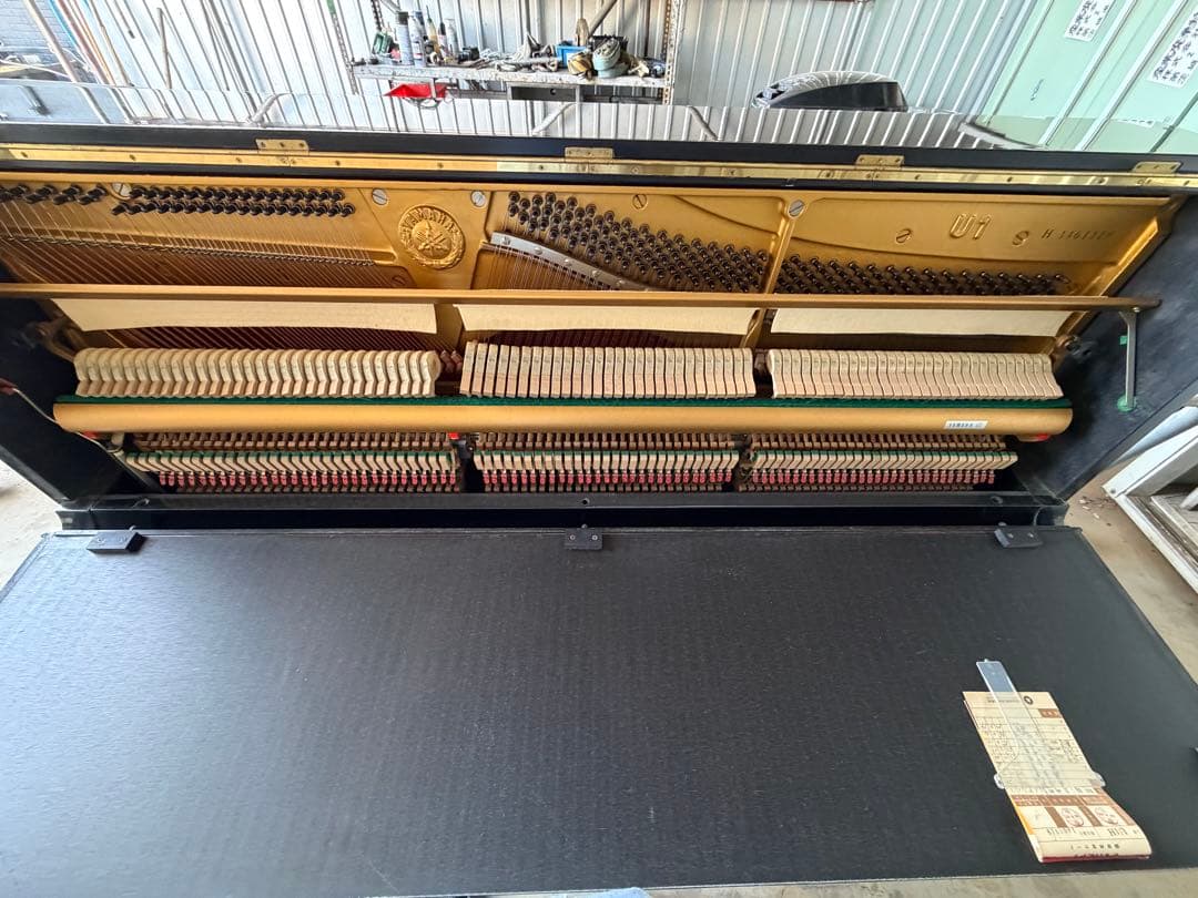 YAMAHA ヤマハ アップライトピアノ U1 黒 鍵盤全音出ます 現状渡し