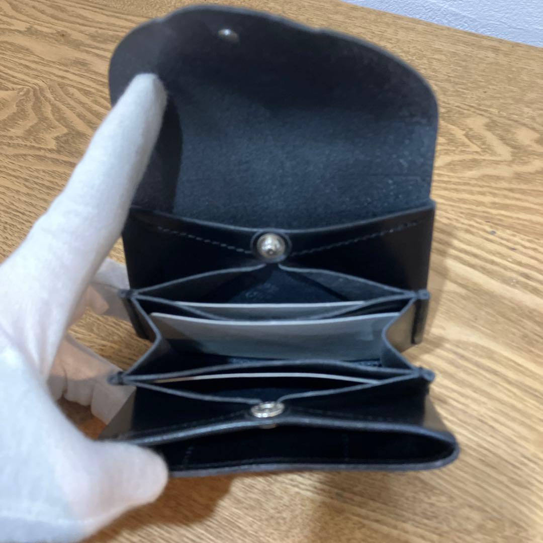 【新品】irose イロセ コンパクトウォレット RICRAC 黒　箱付き