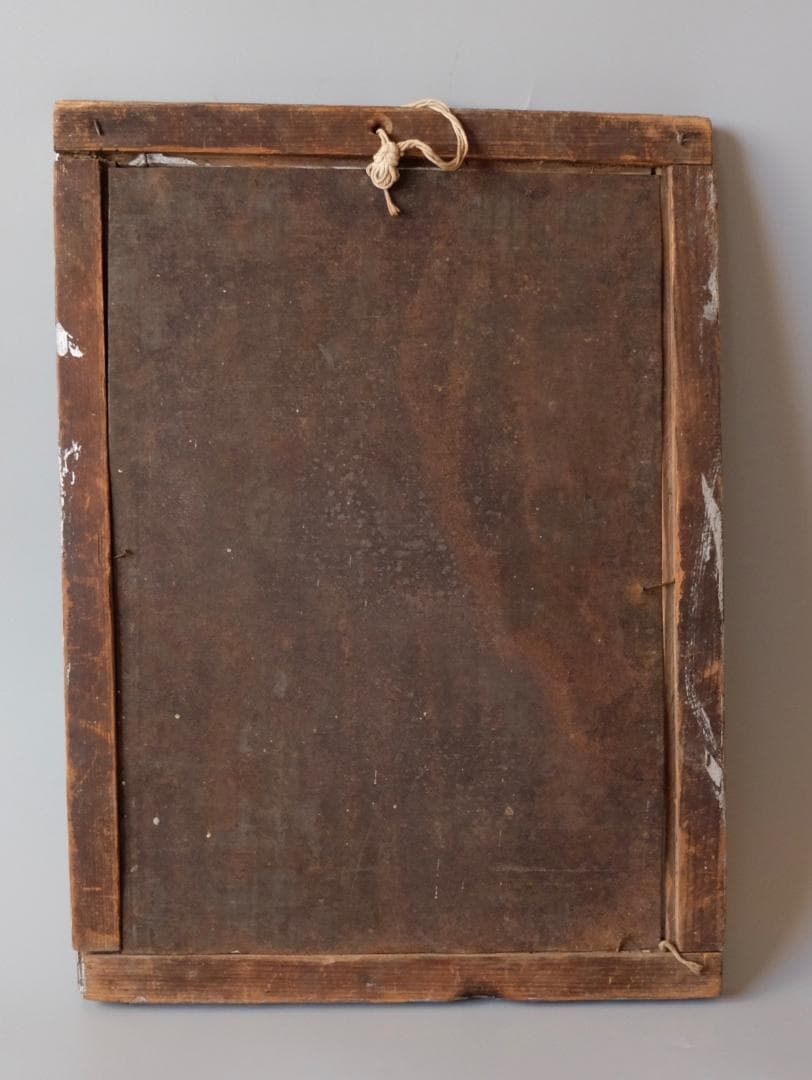 ☆メキシコのブリキに描かれたイコン ：幼子イエスを抱くサン・ホセ