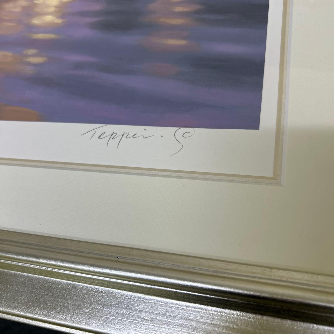 マコクンです【真作】笹倉鉄平　シルクスクリーン　ヴィーナスの港