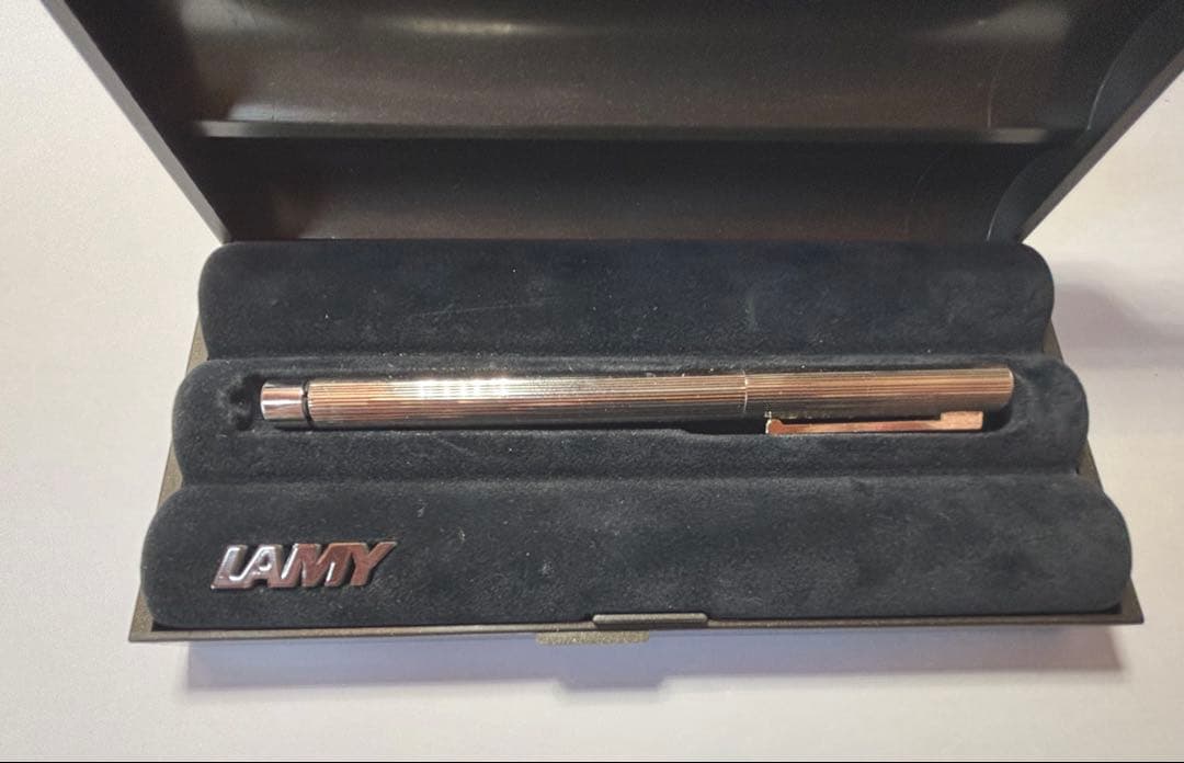 LAMY CP1プラチナコート 万年筆 Mケース付き