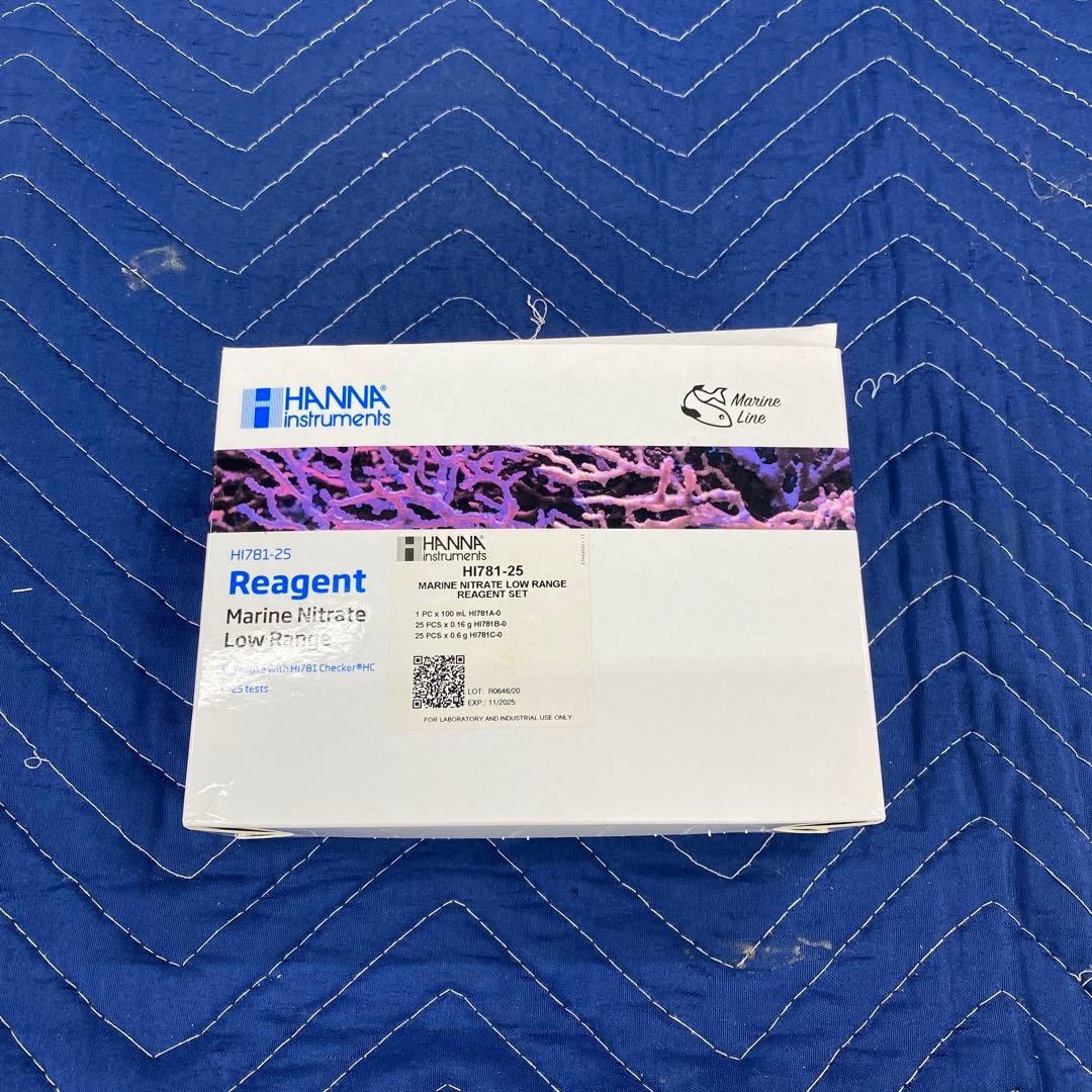 新品未使用　ハンナ　HI781 低濃度　硝酸塩　新品予備試薬25回分付き