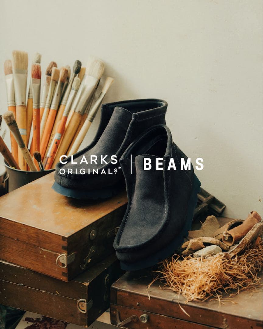 Clarks × BEAMS 別注 Wallabee GORE-TEX UK9