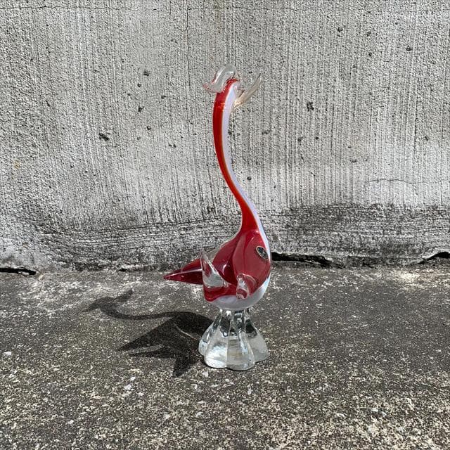 イタリア｜murano/ムラーノ｜ガラスオブジェクト｜鳥｜ヴェネツィア｜