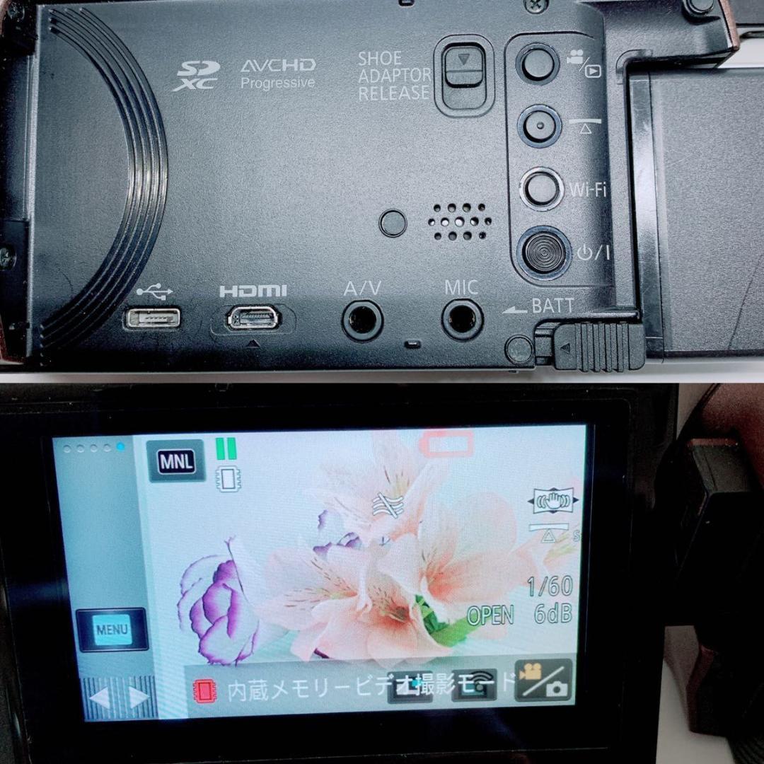 Panasonic ビデオカメラ　 HC-W870M Wi-Fi 美品　M314