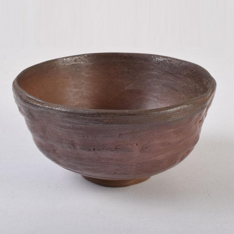 茶道具　常滑焼　滝田椿渓作　真焼　茶碗　時代箱　C　8714