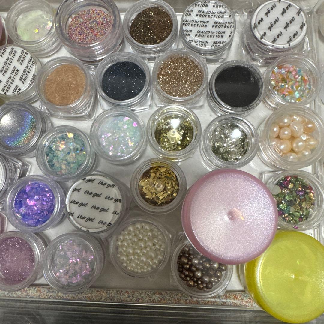 ネイル　パーツ　まとめ売り　ジェルネイル　ライト　ストーン　デコパーツ