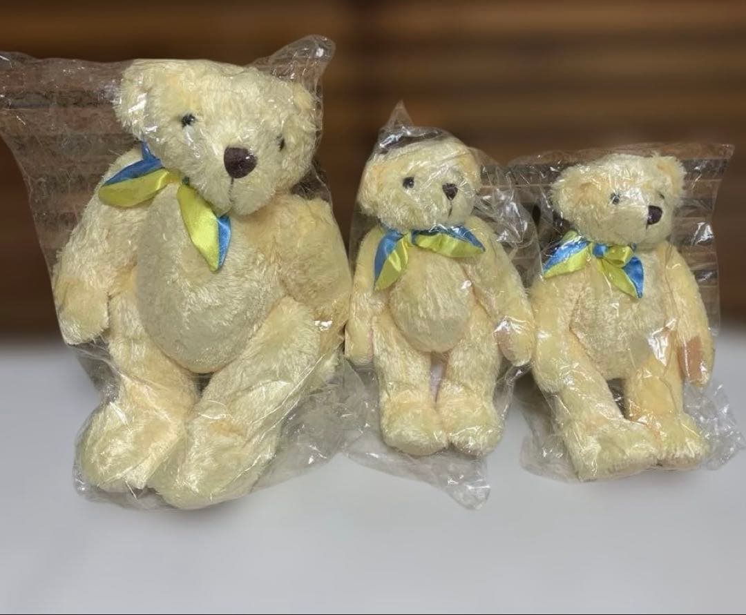 AIRDO「ベア・ドゥ」ヴィンテージ未使用 3体セット