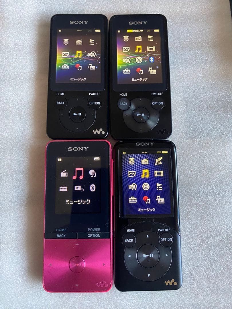 ソニーウォークマン4点まとめ売り