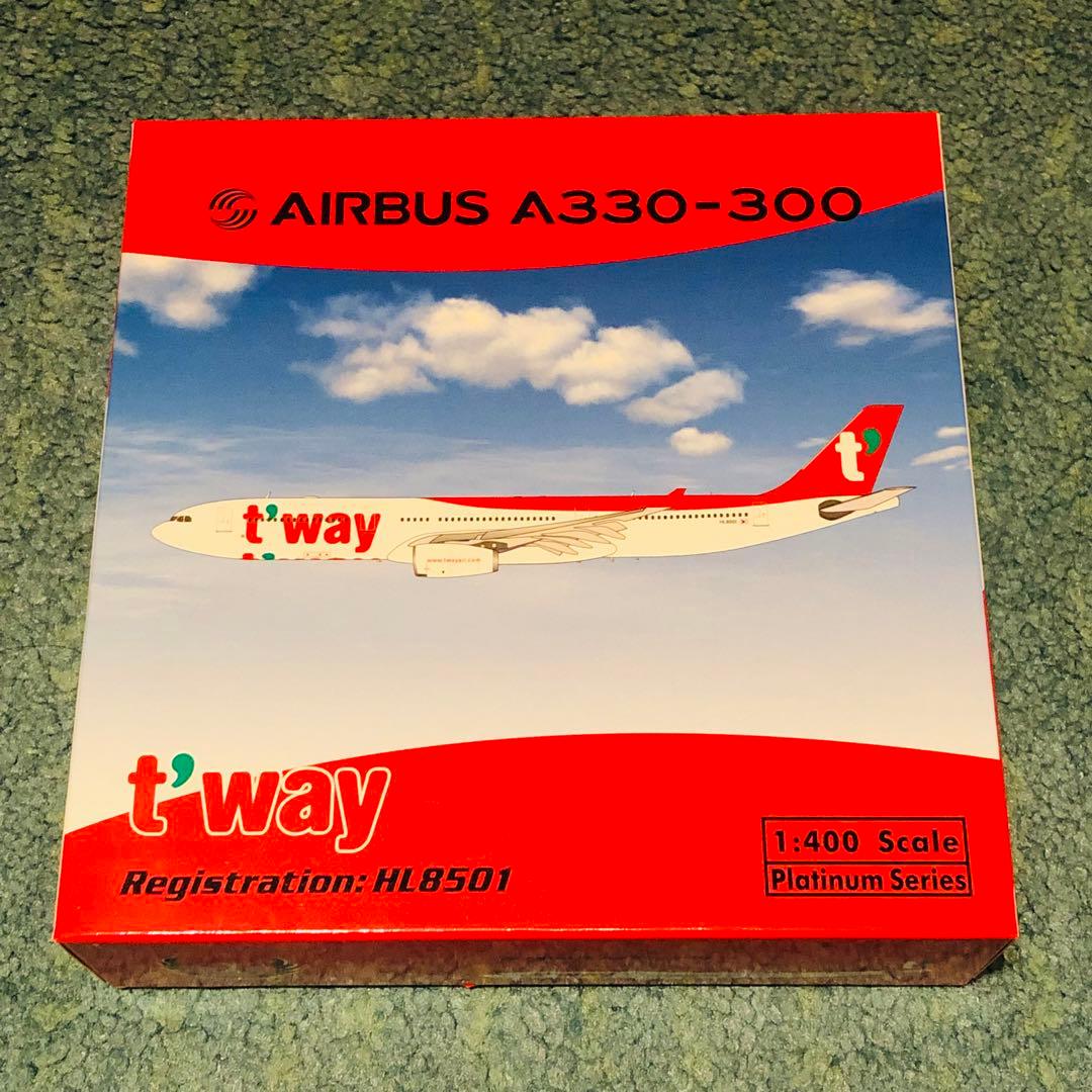 t'way ティーウェイ航空 A330-300 Phoenix 1:400