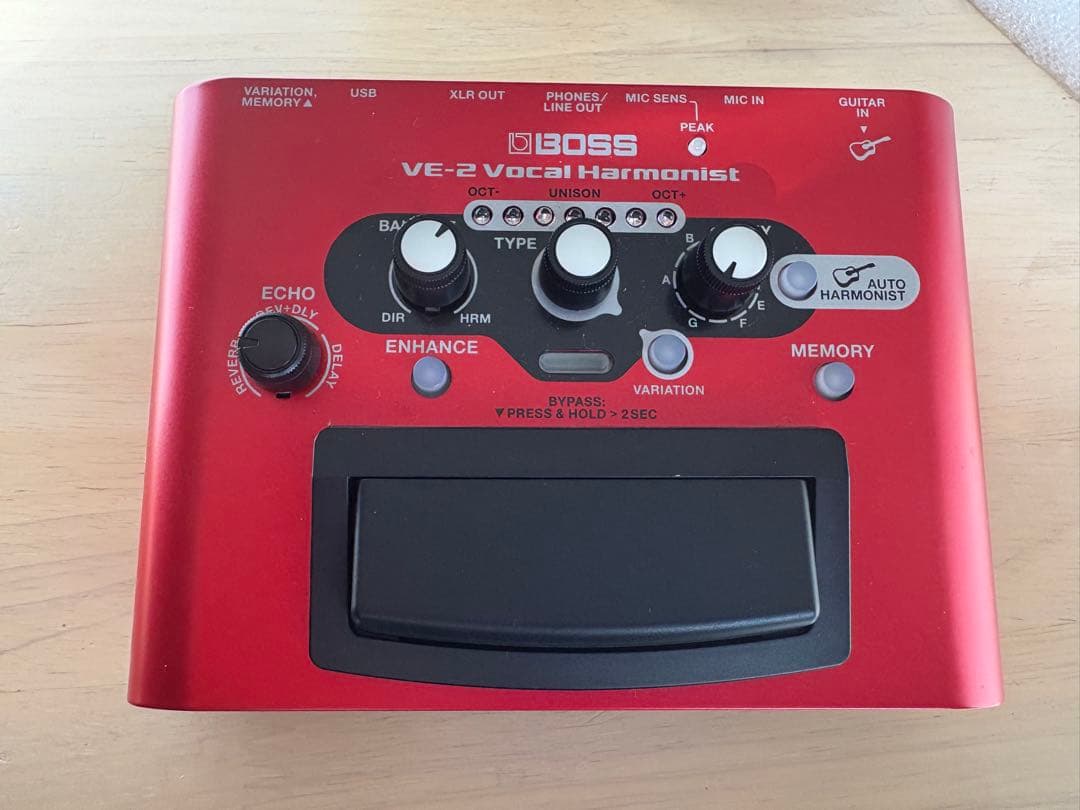 ほぼ新品ボスVE-2 Vocal Harmonist ボーカルエフェクター