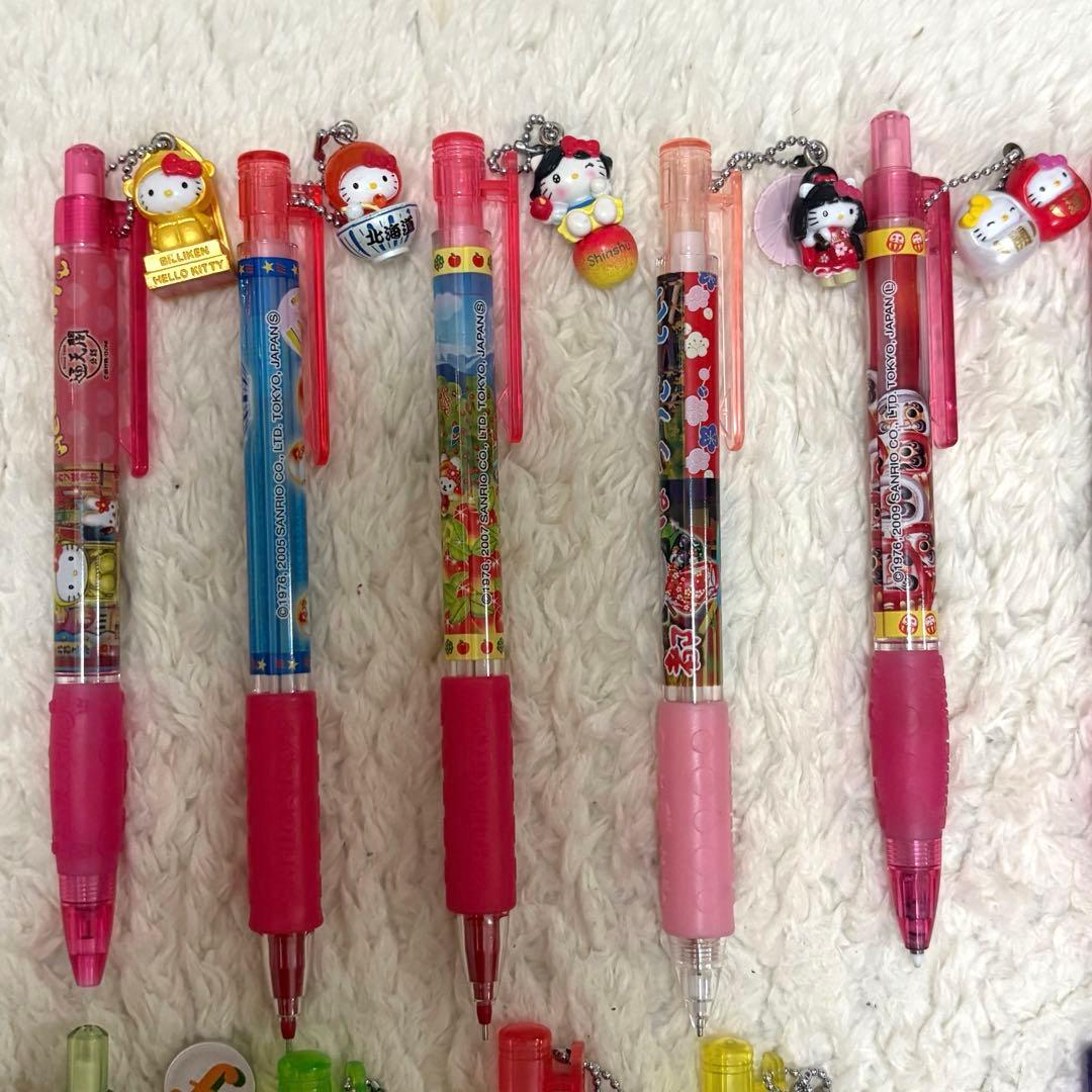ご当地キティちゃん　シャープペンシル ボールペン 15本セット