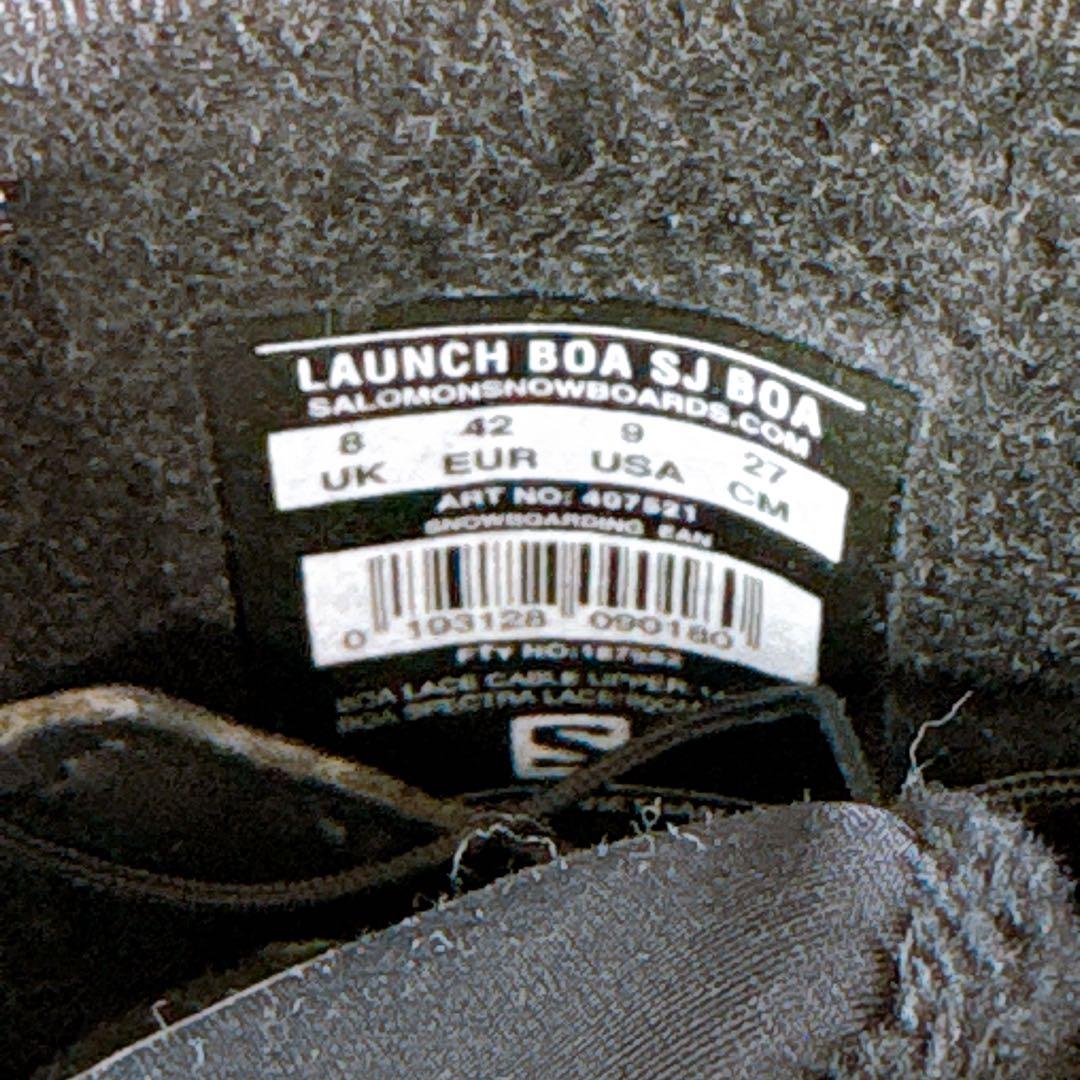メンズスノーボードブーツSALOMONサロモン ランチ　ダブルボア　27センチ
