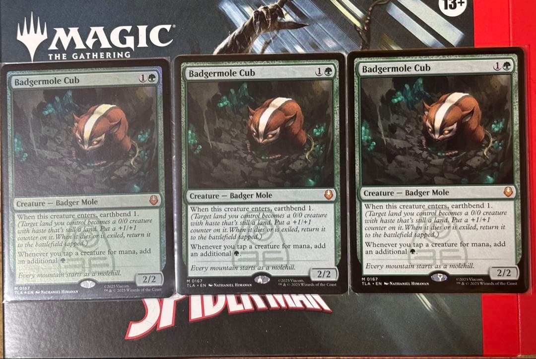 【MTG】アナグマモグラの仔 3枚セット