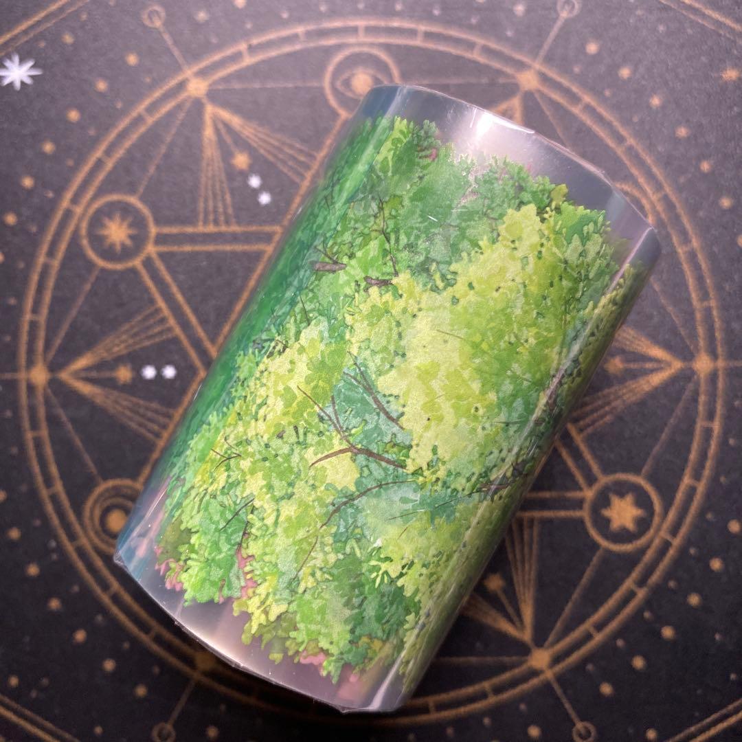 【8281】海外　マステ　5m巻売り　PETマスキングテープ　木