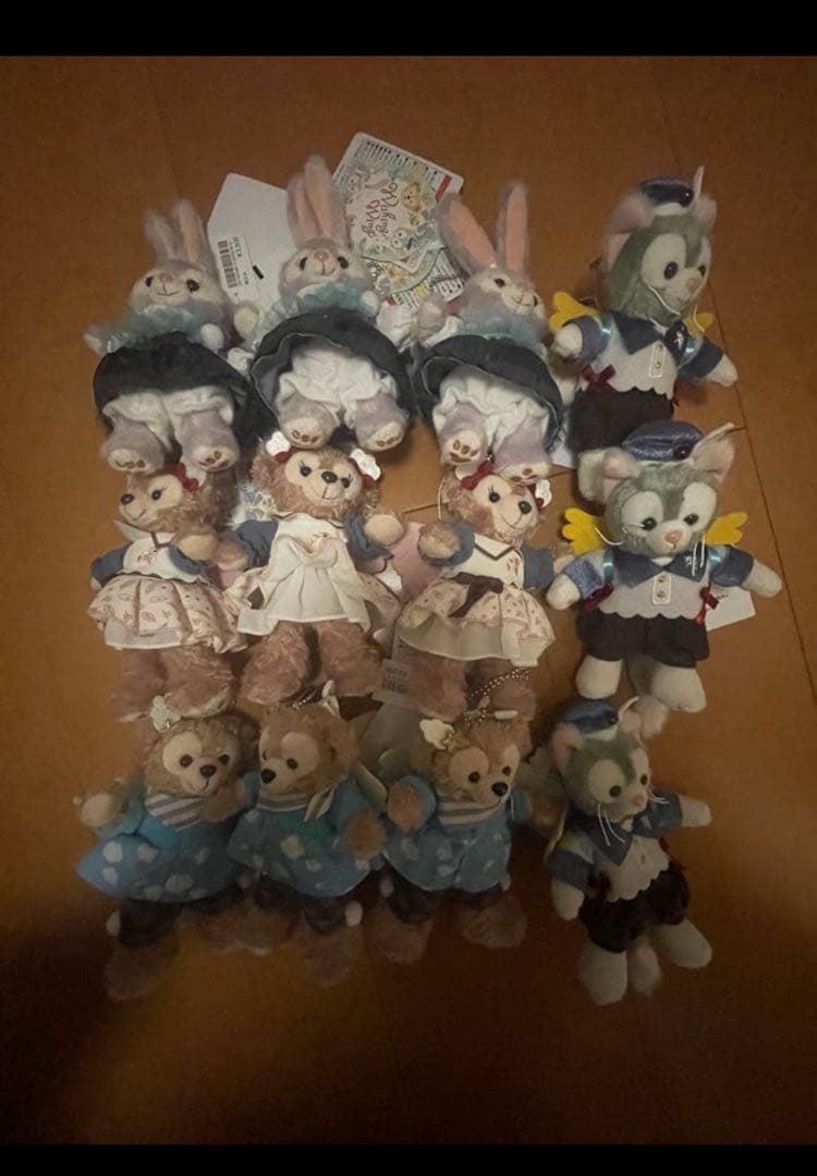 ダッフィー＆フレンズ ウィッシングウィングス ぬいぐるみバッジ12個セット