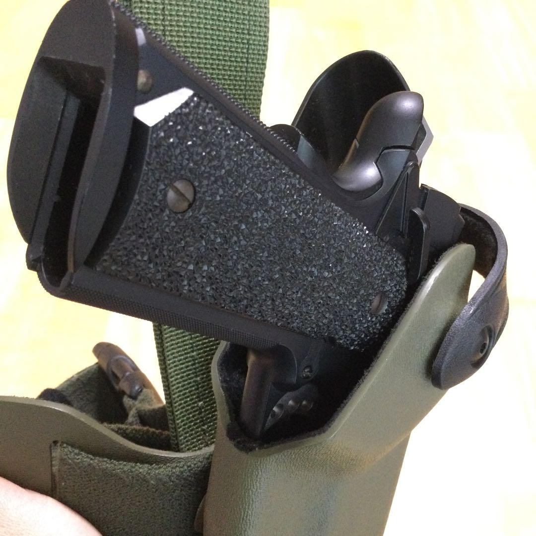 サファリランド 6004-56 レッグホルスター 1911 右利き用 初期アフ