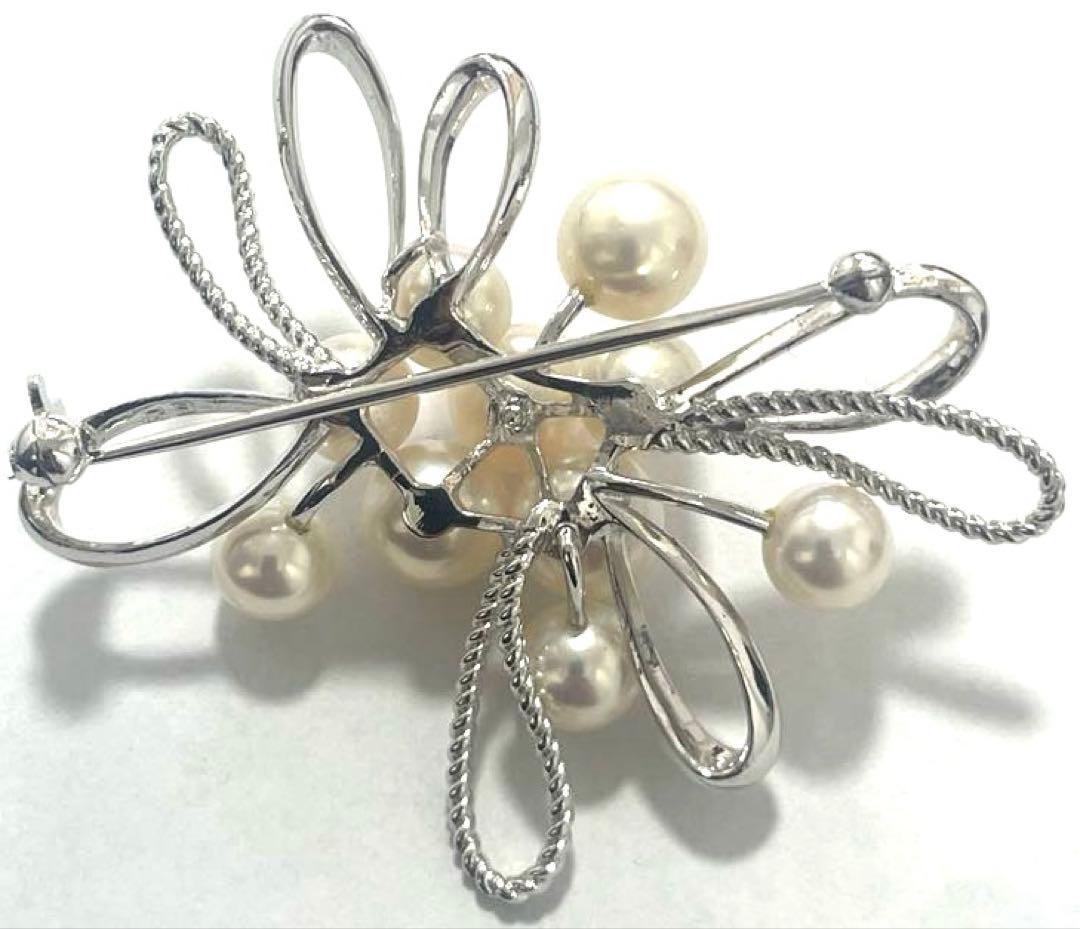 ♣️MIKIMOTO ミキモトパールブローチ パール10粒
