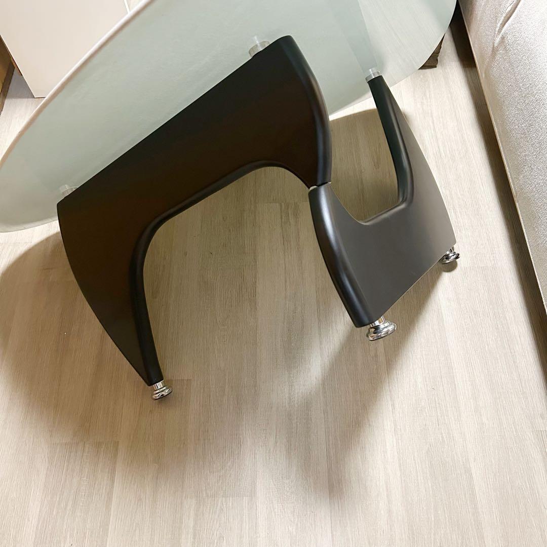 コーヒーテーブル　脚デザイン　サカイ工芸　ホワイト　大理石柄