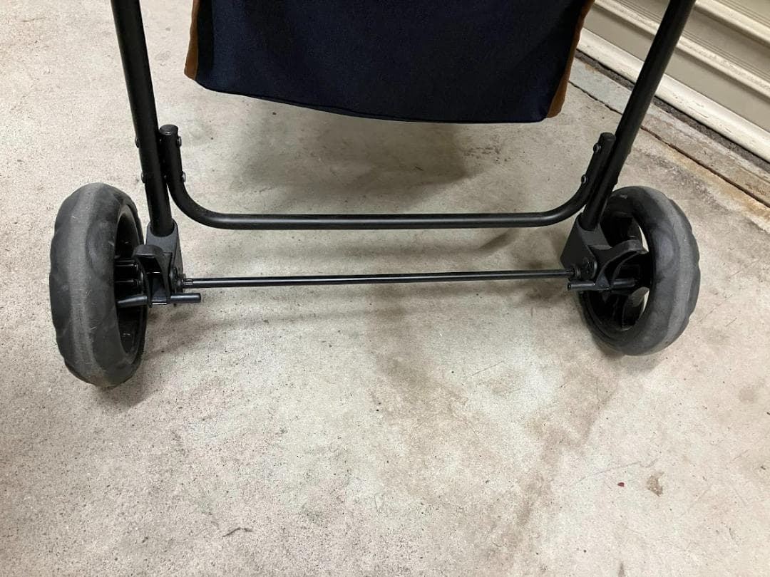 【美品】GEXジェックス　わんわんカート三輪　デニム柄