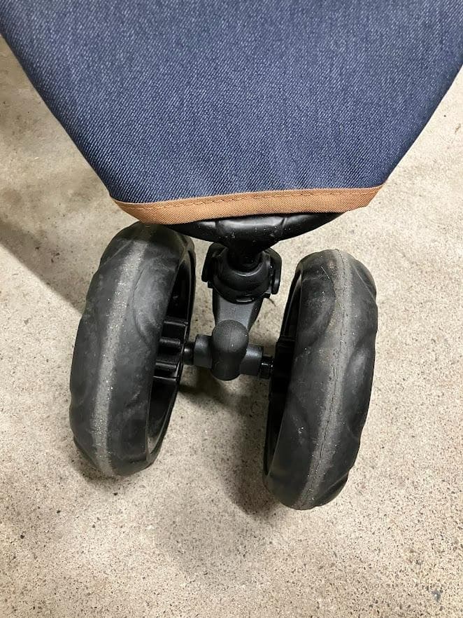 【美品】GEXジェックス　わんわんカート三輪　デニム柄