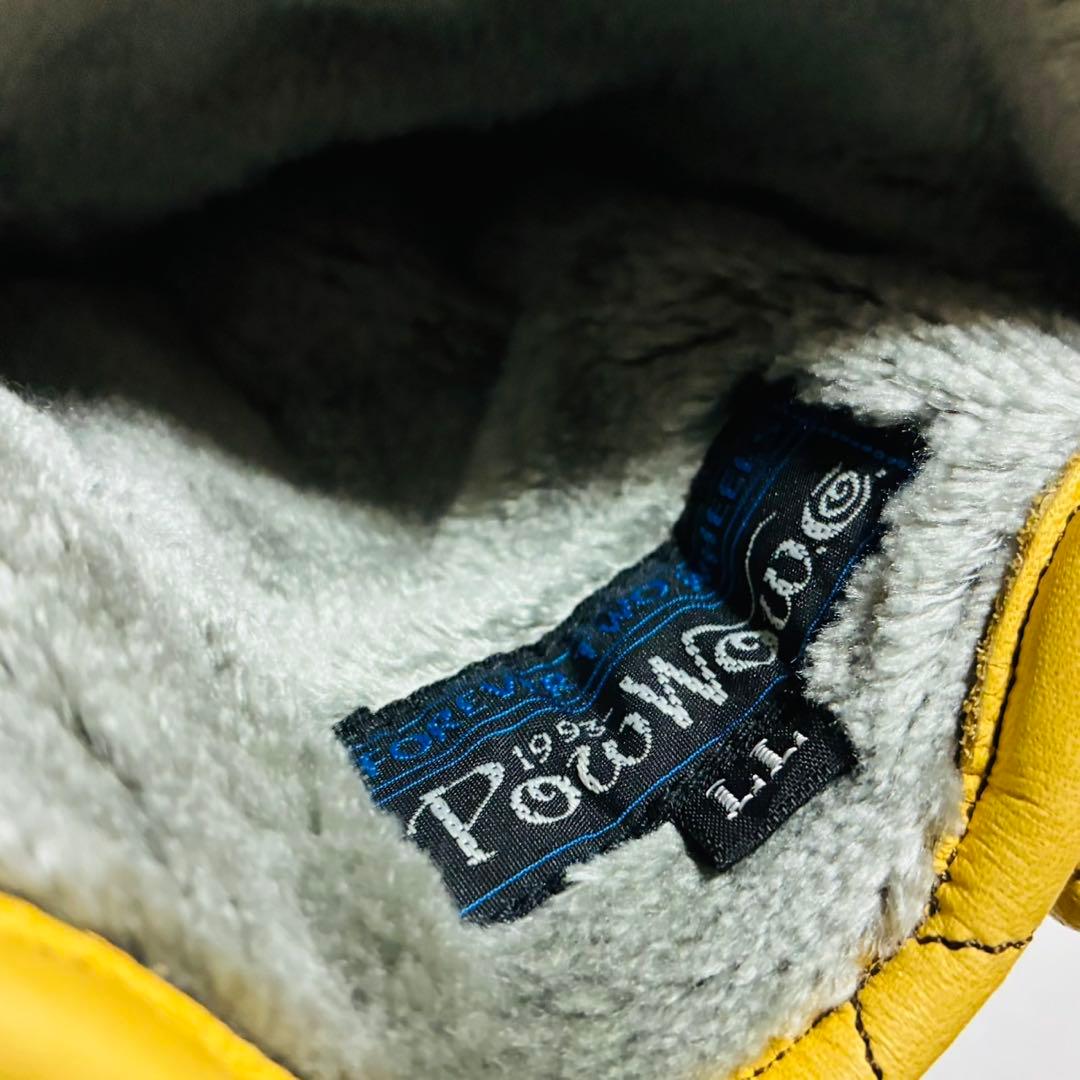 【未使用】POWWOW パウワウ　ロンググローブ　イエロー　 TYPE02 LL