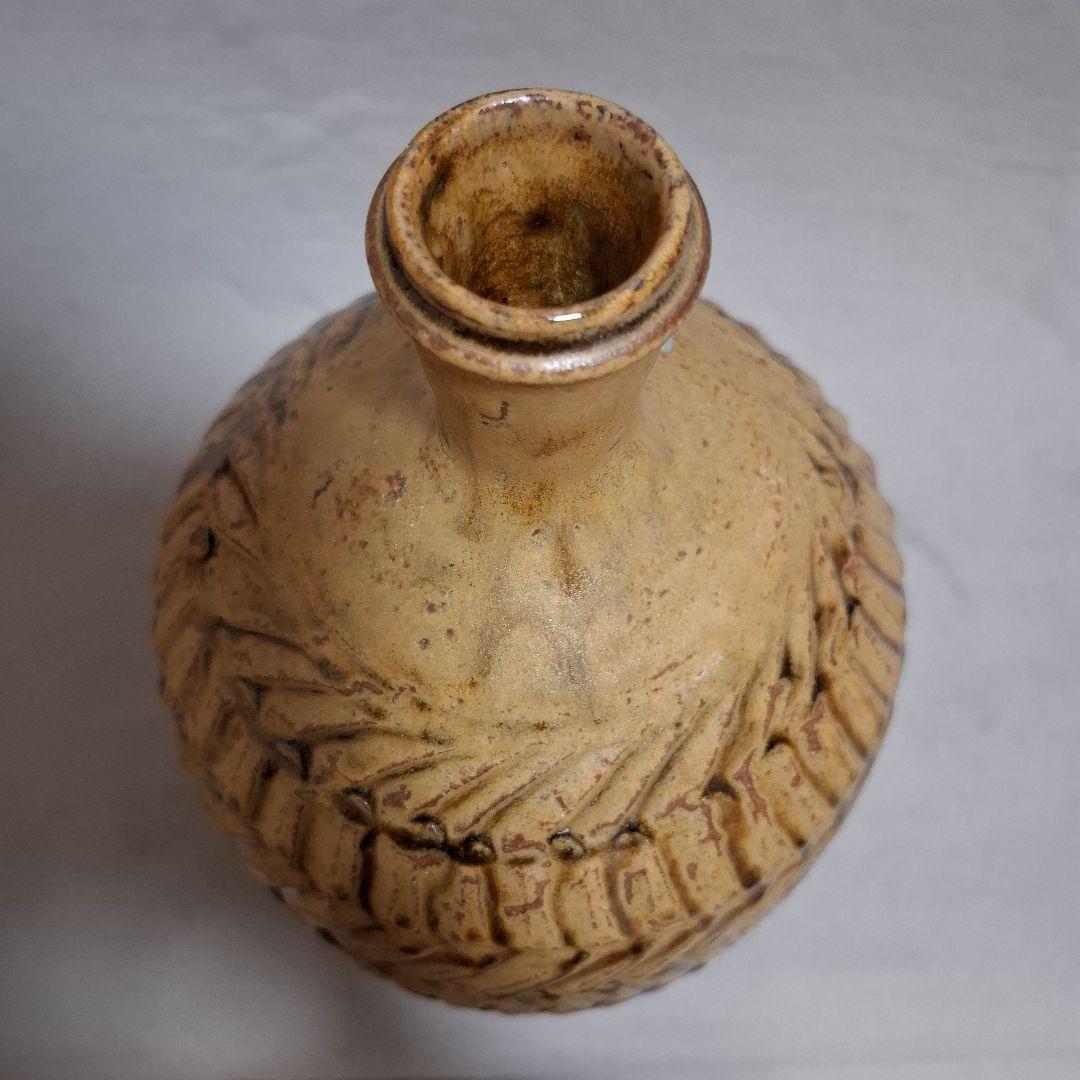唐津焼　眉山窯　飾り壺　花瓶　壺 　置物　インテリア　花器　工芸品　床の間