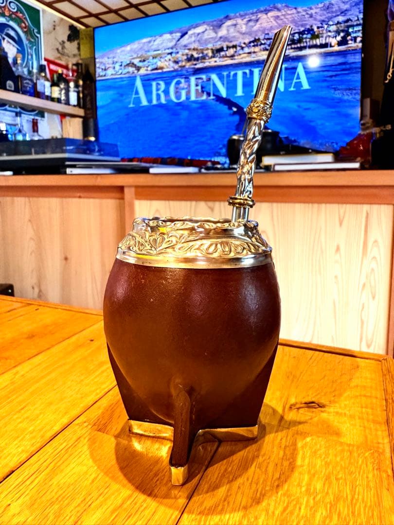 マテ壺・ボンビージャ・2点セット