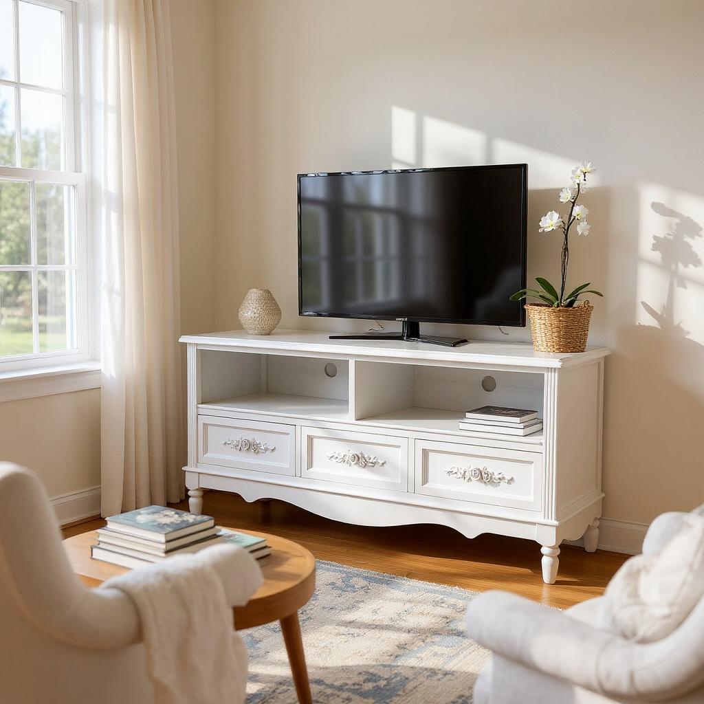 【新品・未使用】　ヨーロピアン調　テレビボード ラック テレビ台 幅　105ｃｍ